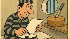 Виц: Затворник пише на жена си...