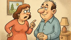 Виц: Ревнива съпруга пита мъжа си