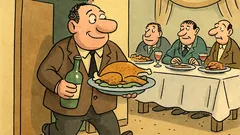 Виц: Банкет по български — внасяш пиене...