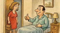 Виц: Скъпи, имам любовник!