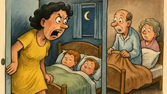 Виц: Майката, докато приспиваше децата, се разкрещя